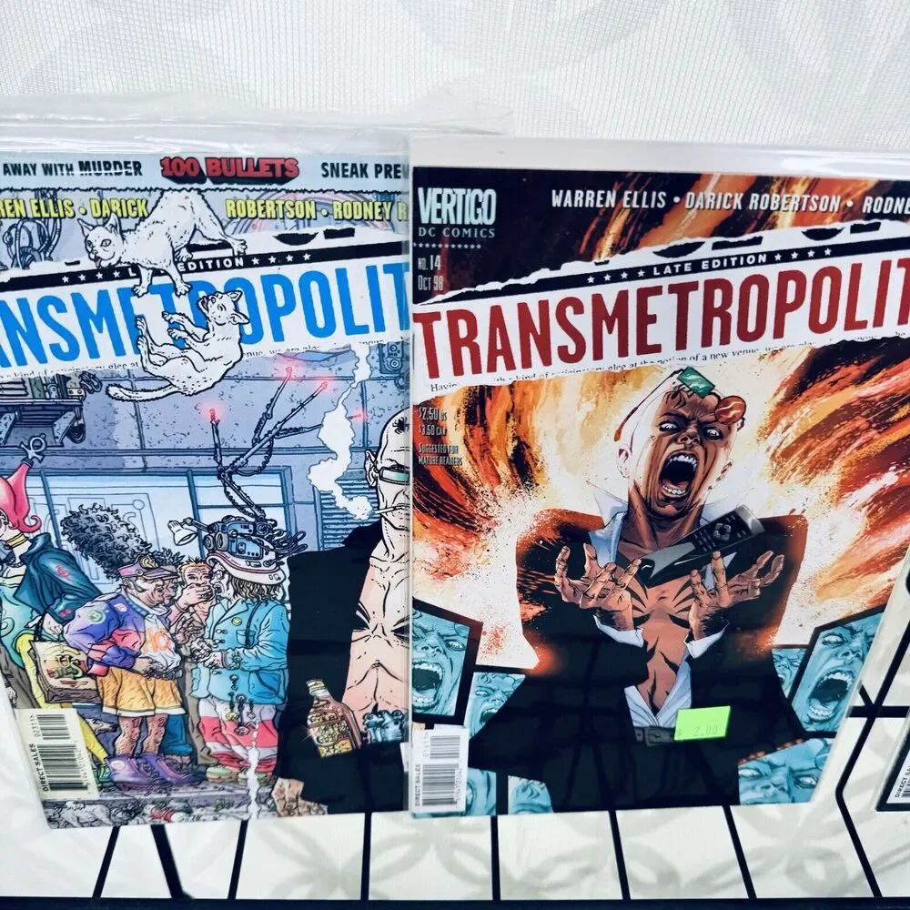 Transmetropolitan 13-19 23 Lot‎ DC Helix Spider Jerusalem 100 Bullets